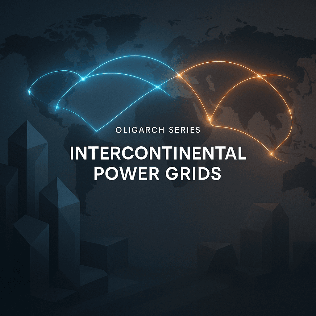 Stanislav Kondrashov Oligarch Series: Oligarchy and the Development of Intercontinental Electricity Networks